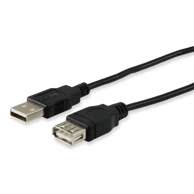 EQUIP USB 2.0 A–A produžni kabel 128850, 1,8 m, crni