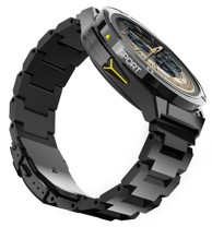 HIFUTURE Pametni sat Active, pametne obavijesti, crno-žuti