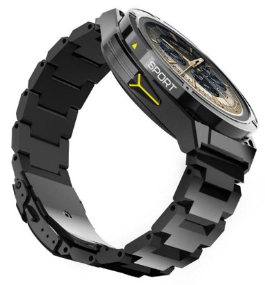 HIFUTURE Pametni sat Active, pametne obavijesti, crno-žuti