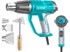 TOTAL Toplinski pištolj TB20056 2000 W s LCD zaslonom, crna