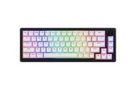HATOR Gaming tipkovnica Skyfall Wireless 65, USB / RF / Bluetooth, QWERTY US, crno-bijela