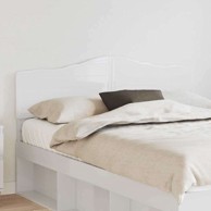 Uzglavlje za krevet 160 cm, bijelo sjaj