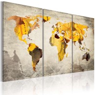 Slika Sunny continents triptych 120x80
