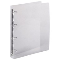 EXACOMPTA Uložna mapa Crystal Maxi 51342E, A4, 4 ringa 30 mm, hrbat 40 mm, prozirna