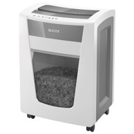 LEITZ Uništavač dokumenata 80050000, IQ Pro, microcut, 15 listova, bijelo-sivi