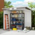 HOMESTAR Vrtna sjenica 213 x 130 x 172 cm, svijetlo siva