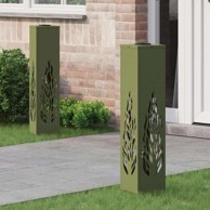 Solarna LED svjetlost za stazu 2 pcs Maslinasto zelena