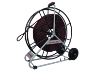 RUNPOTEC Poliesterski konop Ø10 mm, 120 m, s čeličnom motalicom za provlačenje kablova  