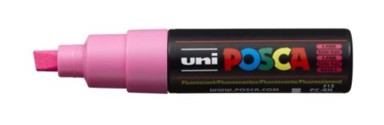 UNI POSCA Marker Pc-8k, fl.rozi