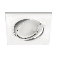 Ukrasni prsten podesivi kvadrat Bono D GU10/MR16, IP20, bijeli