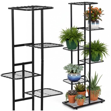 SPRINGOS Stalak za cvijeće metalni 105x44,5x22,5 cm