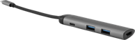 VERBATIM Switch USB-C Adapter USB 3.1 GEN 1 USB 3.0 + 2 HDMI