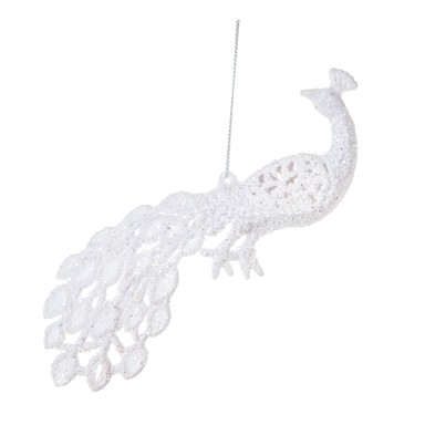 DAKLS Božićni ukrasi Paun, set 3 komada