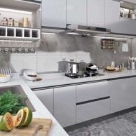 Samoljepljiva folija za namještaj, srebrna, visoki sjaj, PVC, 500 × 90 cm