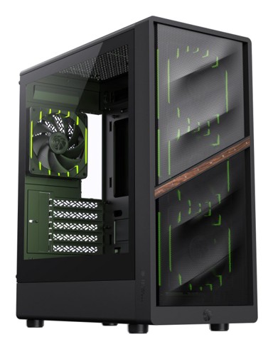 GAMEMAX Kućište računala AERIS 330 MB, micro-ATX/Mini-ITX, Mini Tower, 3x 120 mm + 1x 120 mm, crna