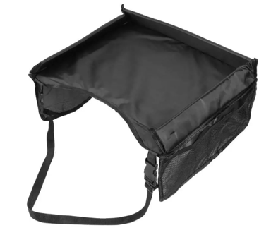 IKONKA Vodootporni mobilni stolić za autosjedalicu Aga, crni