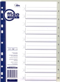 Pregradni registri PP 1–10, sivi