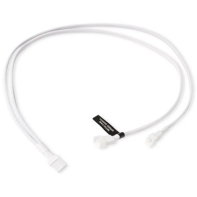 ALPHACOOL Kabel za računalni ventilator Y Splitter 4-pin to 2x 4-pin PWM 60cm, bijeli 18724