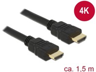 DELOCK Kabel, HDMI A (M) na HDMI A (M), High Speed sa Ethernet, 4K, 1.5m