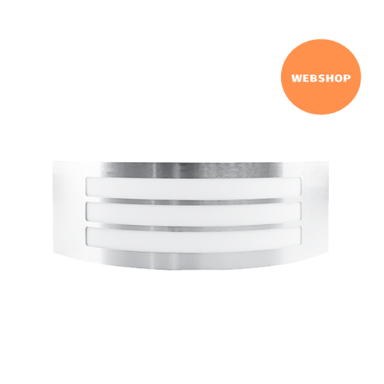 GREEN TECH Zidna vanjska svjetiljka, E27, IP4, nehrđajući čelik