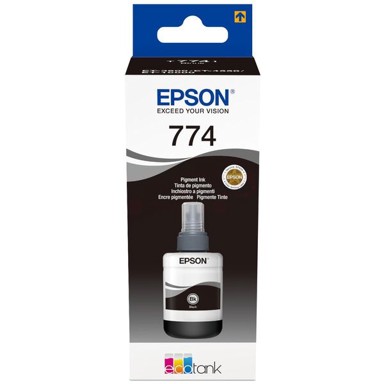 EPSON Tinta, T7741, original, crna