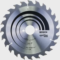 BOSCH List kružne pile Optiline Wood, 190x30 mm, 24 zuba, za ručne pile