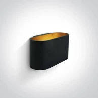 Zidna svjetiljka, G9, 30 W, IP20, crna