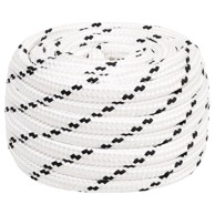 Konop brodski pleteni, 16 mm, 50 m, poliester, bijela