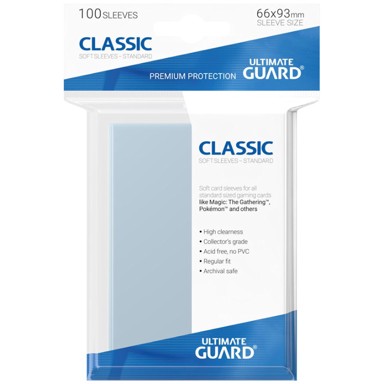 ULTIMATE GUARD Zaštitne navlake Classic Standard Size, 100 kom