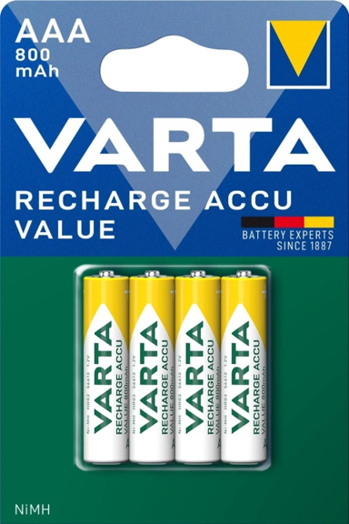 VARTA Punjive baterije, 800 mah, 4 komada