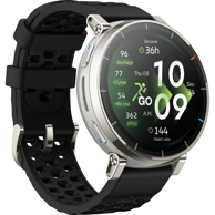 AMAZFIT Pametni sat Active 3 Premium Apex Silver, crna