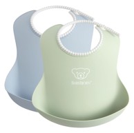 BABYBJORN Podbradak 2/1, puderasto zeleno/puderasto plavi