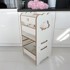 PLUSH NEST Toranj za pomoć u kuhinji, kuhinjska stolica u 3 razine, oblak