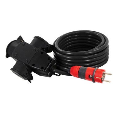 COMMEL Produžni kabel s utikačem i natikačem 10 m 3x2,5 mm H07RN-F