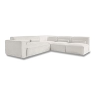 MIUFORM Krem kutna garnitura (s desnim kutom) Flex Felix, 265x248x70,05 cm