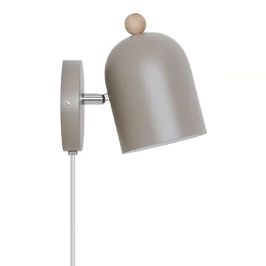 GASTON Zidna lampa, svijetlosmeđa, E27