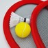 WOOPIE TOYS Set za badminton, crveni