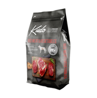KUDO Suha hrana za pse Adult Medium/Maxi, crveno meso i povrće, 12 kg