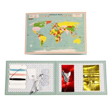 REX LONDON Putni pribor za šivanje World Map