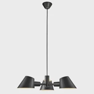 NORDLUX Visilica Stay 2120703003, 3-spot, crna, E27, IP20