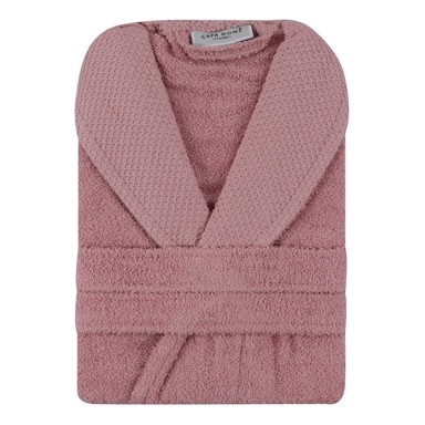 FOUTASTIC Ružičasti pamučni kućni ogrtač S Cappa