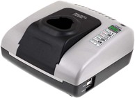 POWERY Punjač s USB za Milwaukee M12 12V Li-Ion