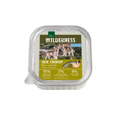 REAL NATURE Wilderness Junior piletina s lososom 100 g