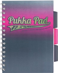 PUKKA PAD Spiralna bilježnica Project Book Electra, A5 crte