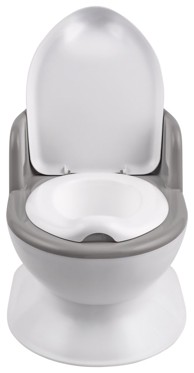 MALTEX Dječja kahlica u obliku WC školjke, bijelo-siva