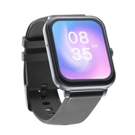 CELLULARLINE Pametni sat ION Pro Square, pametne obavijesti, otkucaji, tlak, kisik, crni