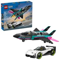 LEGO Konstrukcijski set City Jet vs Car 60489