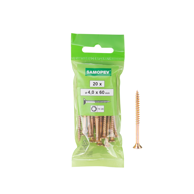 SAMOPEV Vijak za drvo TX 4x60 20/1, srebrna