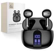 TECH-PROTECT® Bežične Slušalice Ultraboost TWS Core G2, crne