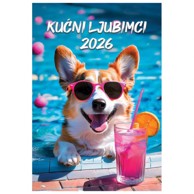 Kalendar Kućni ljubimci 2026, 13 listova, spirala